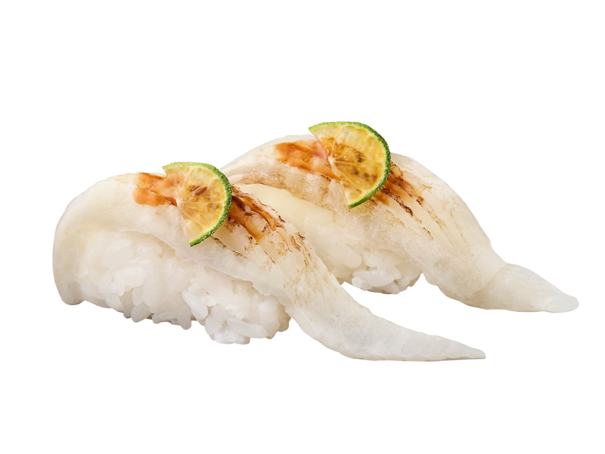 炙燒比目魚鰭邊握壽司