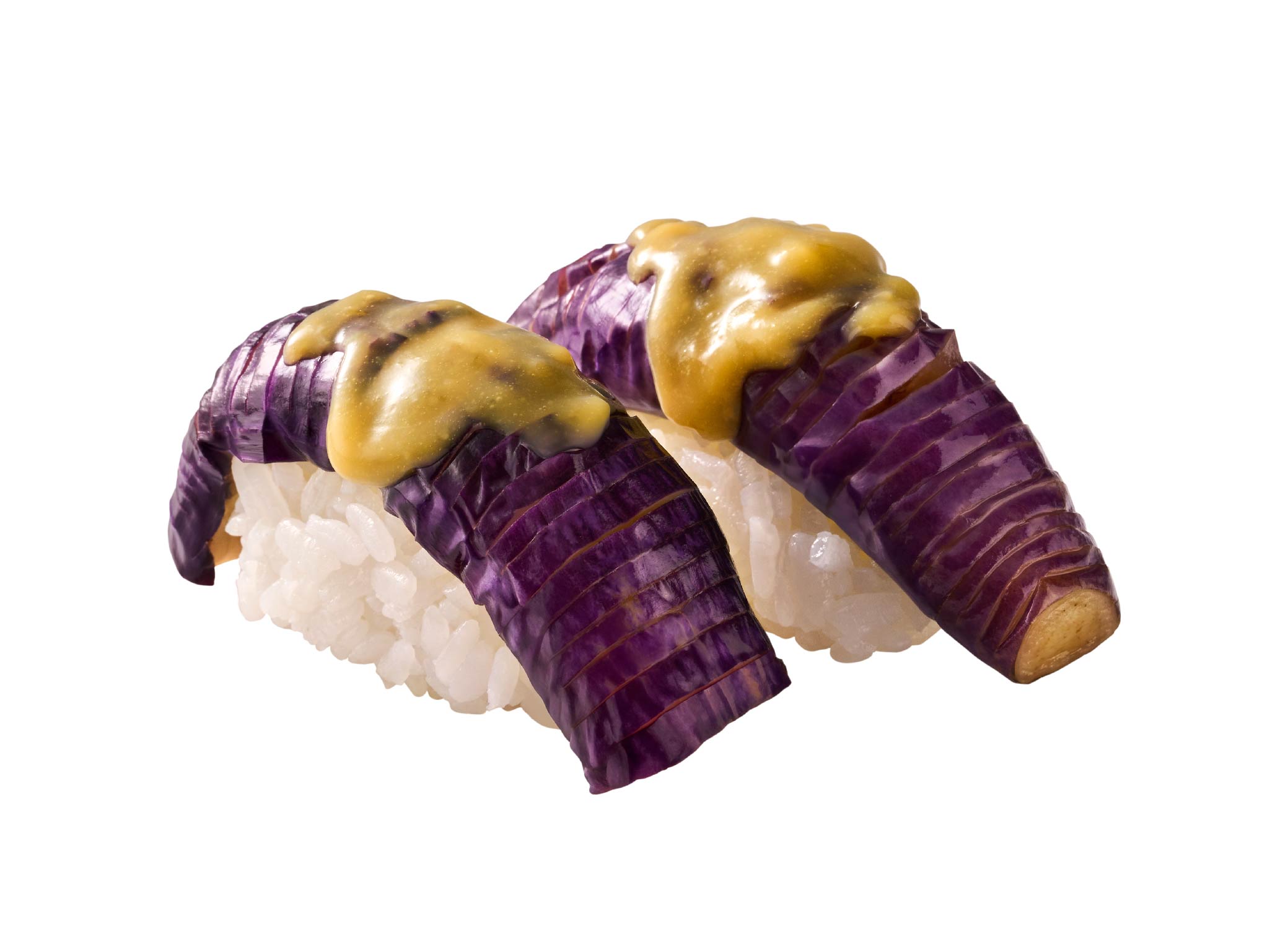 味噌醬燒茄子握壽司