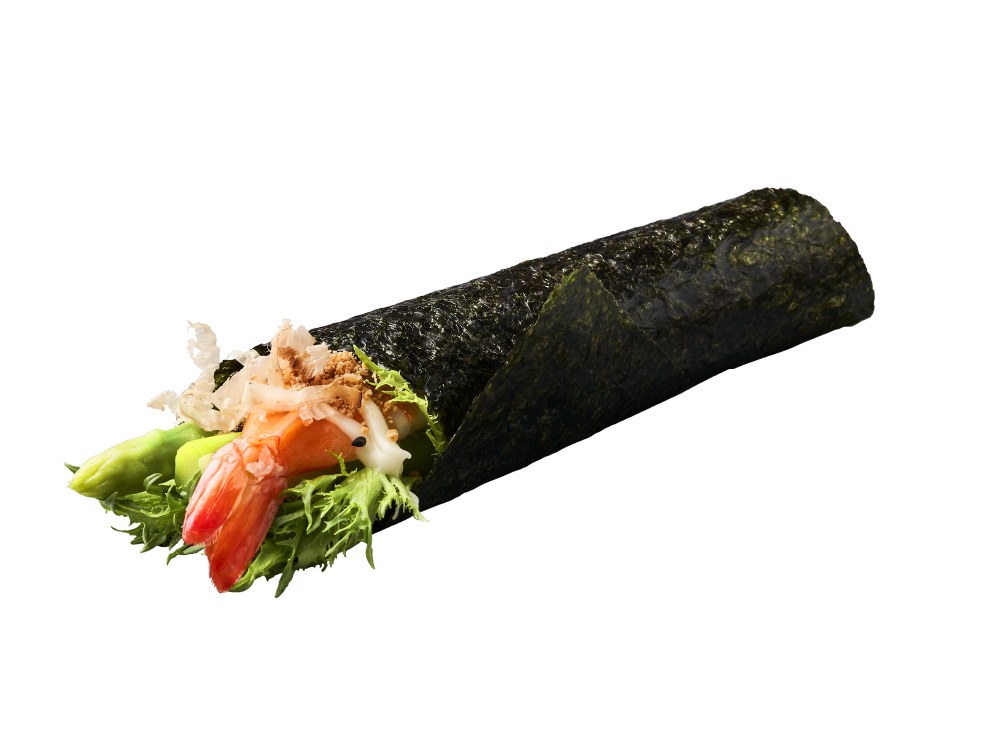 鮮蝦嫩蘆筍手捲
