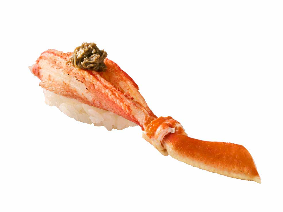 炙燒松葉蟹腿握壽司