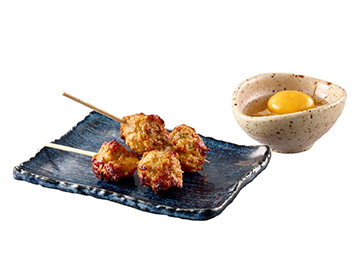 炙烤雞肉丸佐淡芒醬